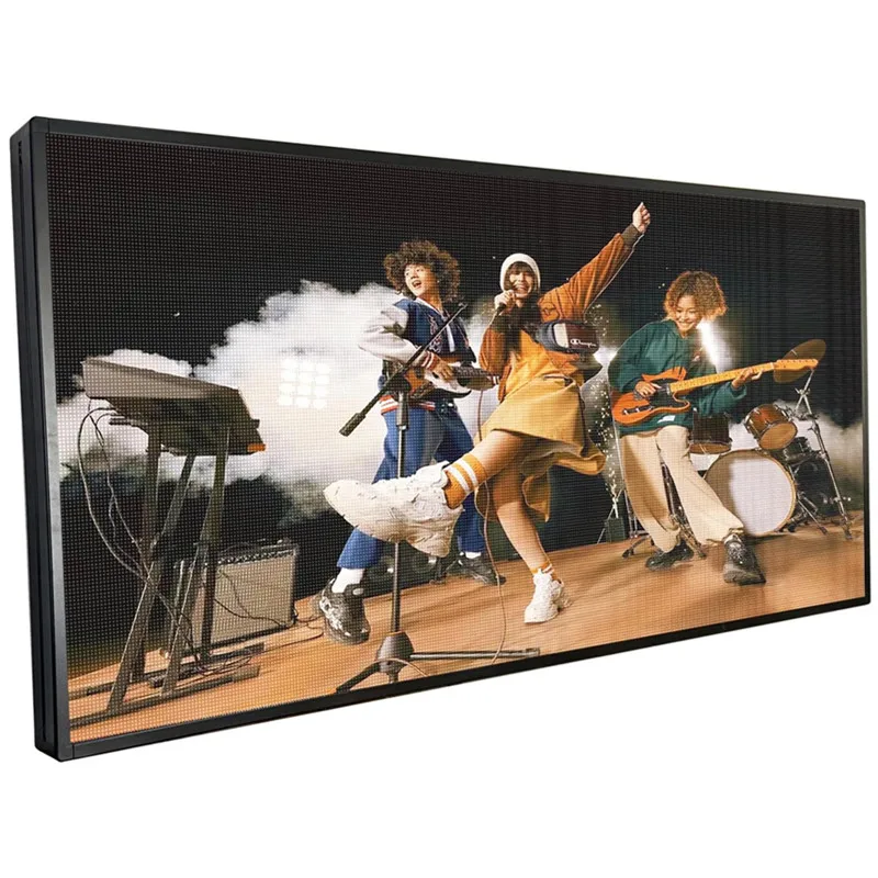 P6 Programmable LED Sign 71" x 33" For Outdoor With Waterproof IP45 LED Display Screen WiFi+USB LED Scrolling Message Board