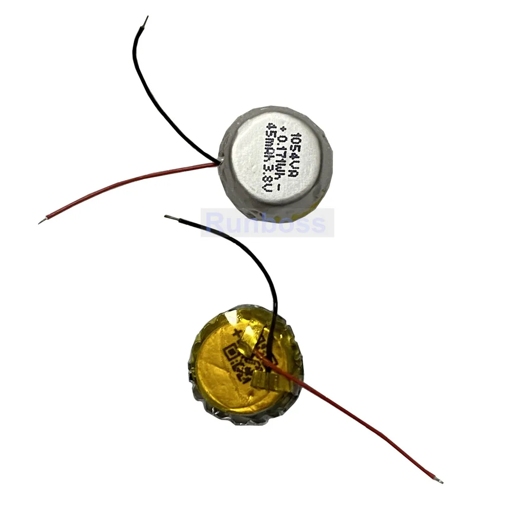 2 قطعة 3.8 فولت 45 مللي أمبير بطارية قابلة للشحن 1054 ل OnePlus Buds Pro TWS سماعة سماعة رأس لاسلكية رقمية #2