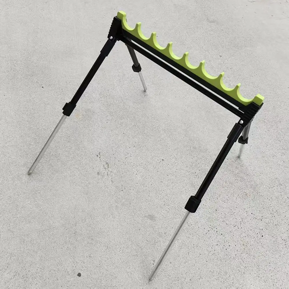 Telescopic Fishing Rod Holder Durable Construction High Stability Strong Load-bearing Non-Slip Fishing Pole Organizer