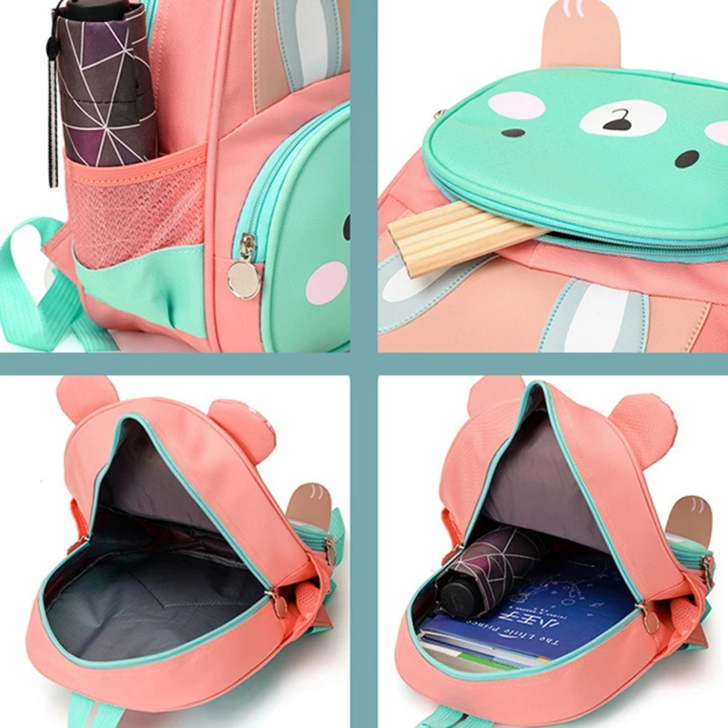 Fashion Students Cartoon Rabbit Lion Shape School Bags Children Backpacks Toddler Kids Kindergarten Schoolbag Bookbag