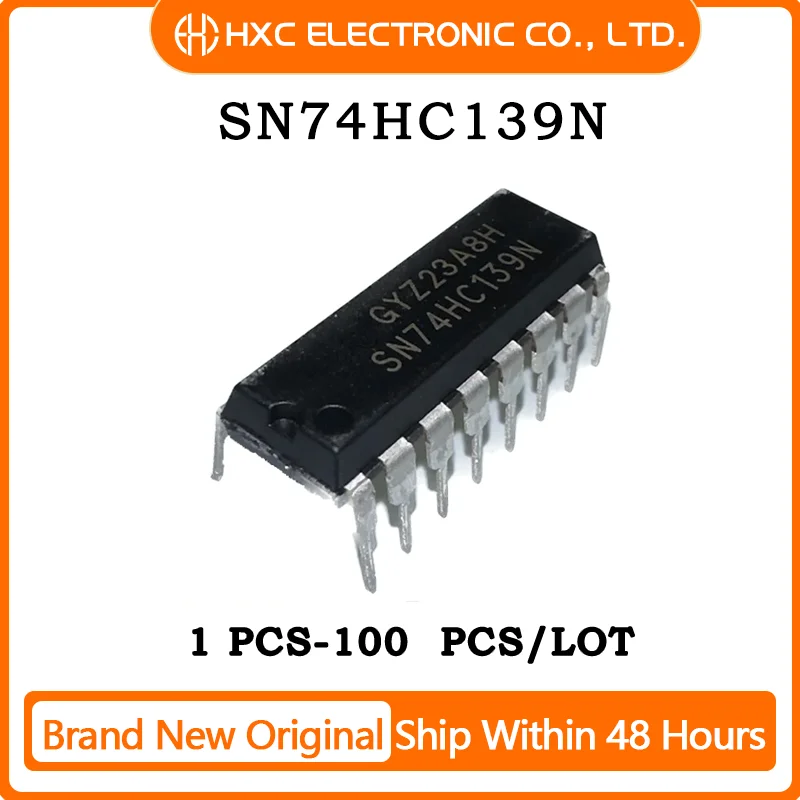 

Новые IC DIP16 SN74HC139 SN74HC139N, 10 шт./50 шт./100 шт.