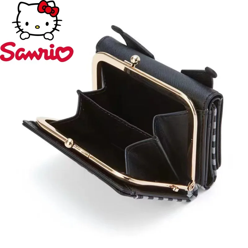  Women's Coin Purse Anime Kawaii Cute Kitty Kuromi Wallet Zipper Faux Leather With Appliques Embroidery And Printing