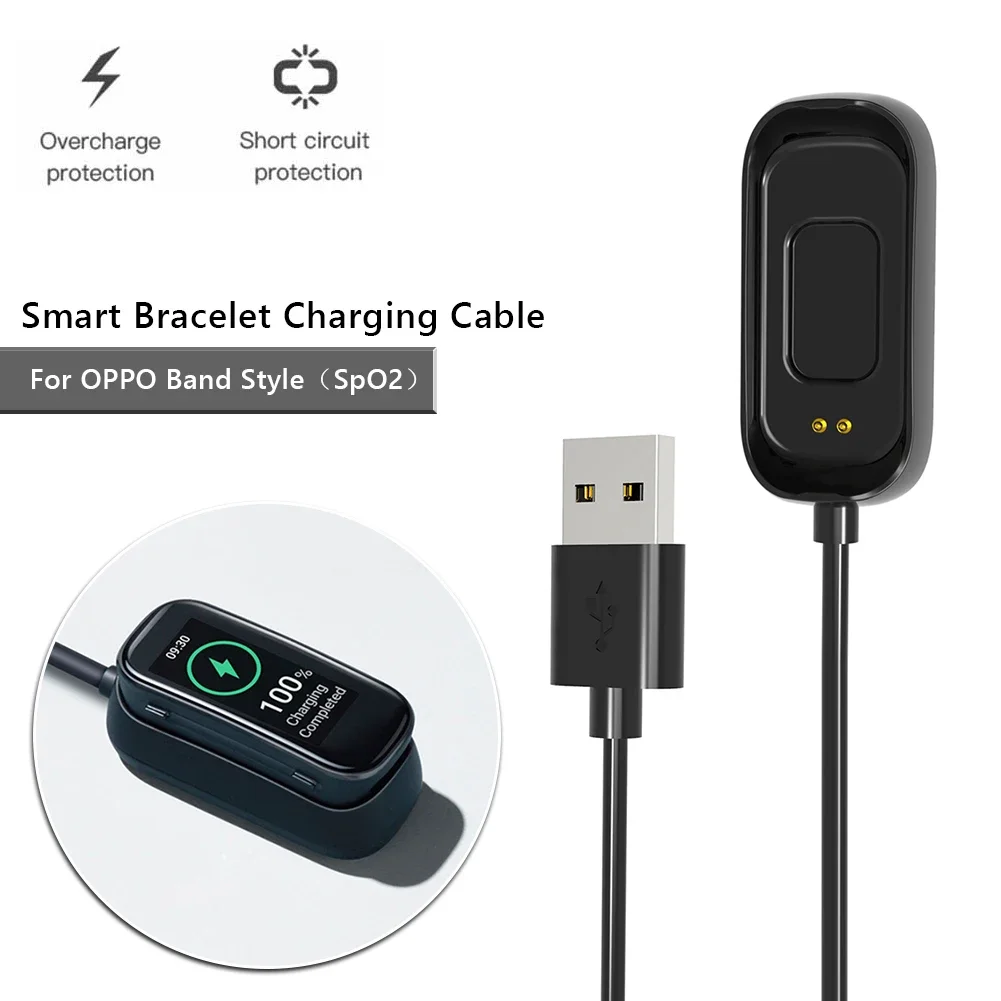 Cable de carga USB para OPPO Band Style (SpO2), adaptador de fuente de alimentación de base de cargador magnético para reloj inteligente deportivo OPPO EVA