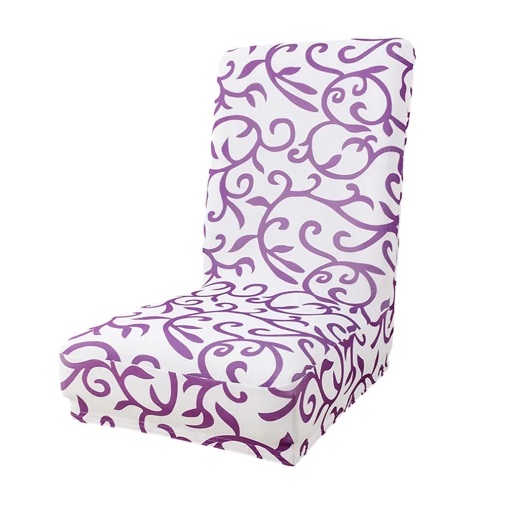 Funda elástica con estampado para silla, cubierta de asiento con estampado Siamés, decoración para silla de hogar, restaurante, banquete