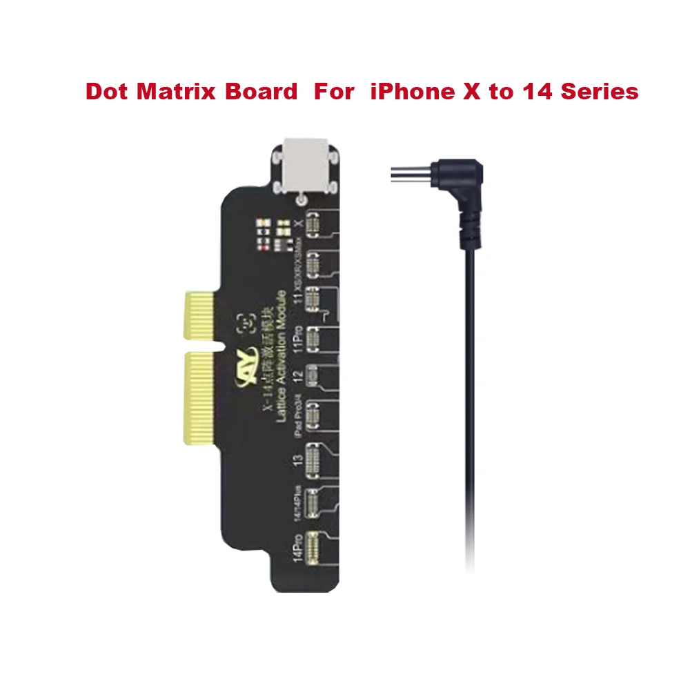 AY A108 Dot Matrix Projector Repair Programmer Flex Cable For iPhone X to 14 Face ID External Flat Cable No Need Soldering Tools