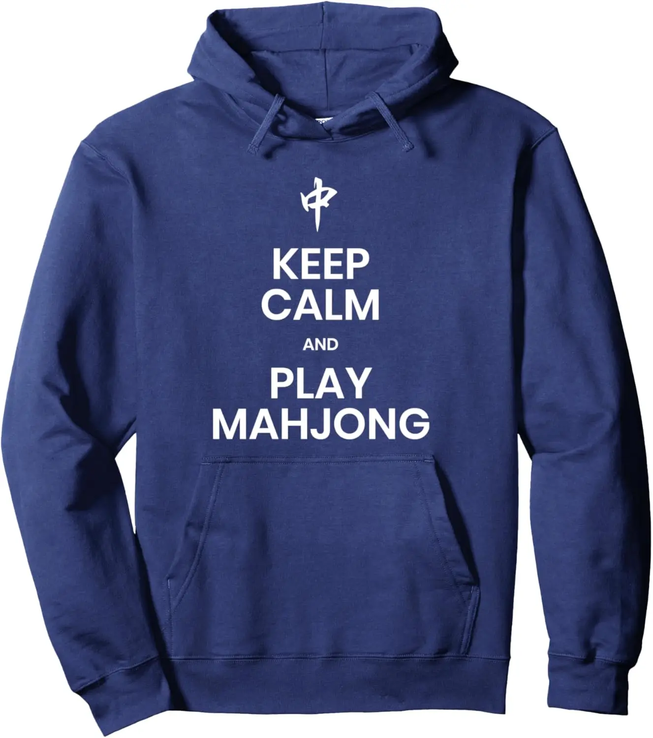 Keep Calm and Play Mahjong - Mahjong Game Mahjong Cards Pullover Hoodie Couple Personalized Clothing Print on Demand Hoodies