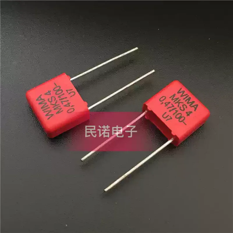 10-100pcs German Weima capacitor WIMA MKS4 100V 0.47UF 100V 474 470NF pin spacing 7.5mm