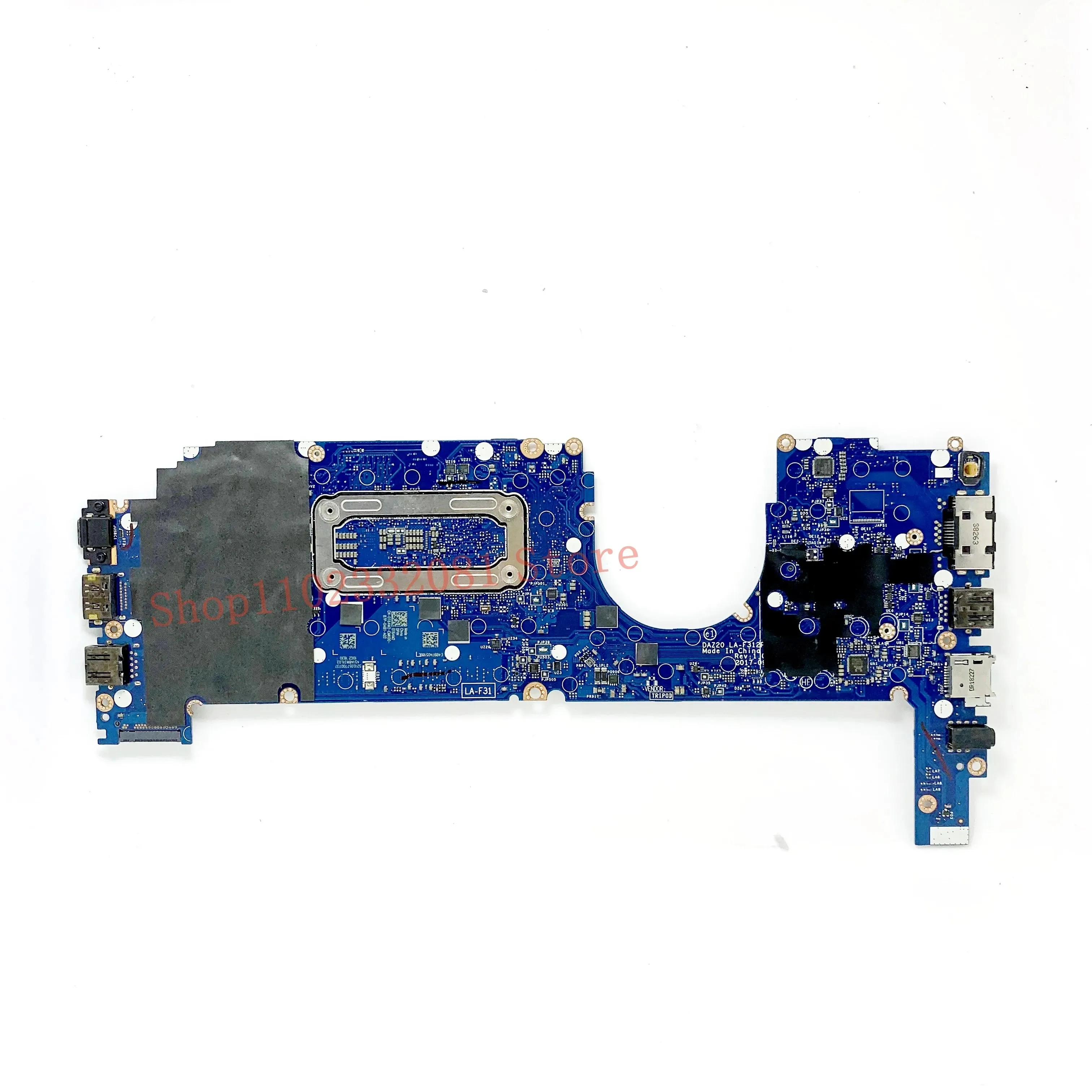 CN-0T64M2 0T64M2 T64M2 DAZ20 LA-F312P With SR340 I5-7300U CPU Mainboard For Dell Latitude 7290 7390 Laptop Motherboard 100% Test