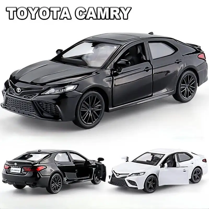 Toyota Camry XSE 5 pollici metallo auto simulazione pressofuso e veicoli giocattolo RMZ città 1:36 tirare indietro modello in lega regali per i bambini