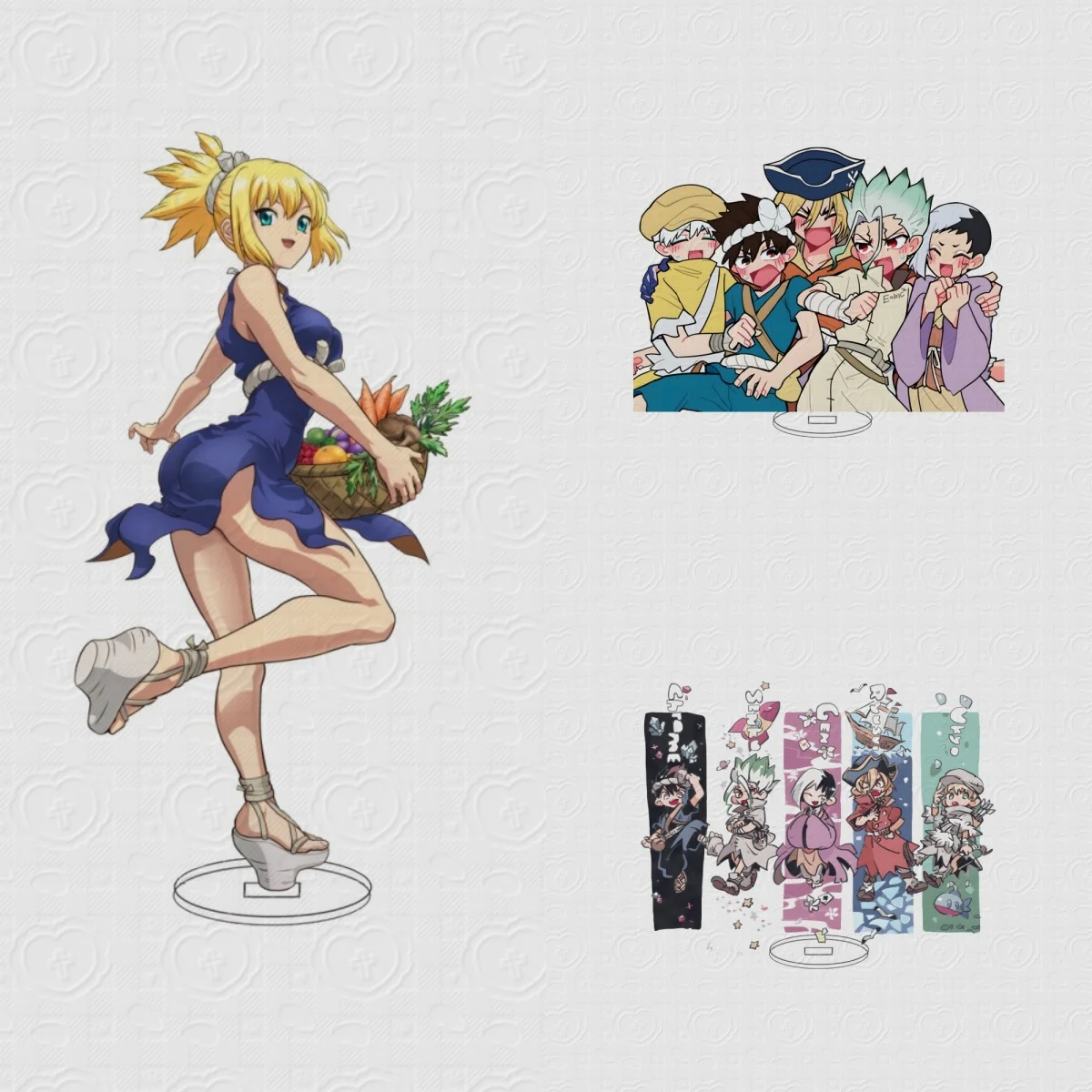 

beauty anime Dr.Stone acrylic Stand model cosplay charm characters kuromu Accessories Christmas gifts