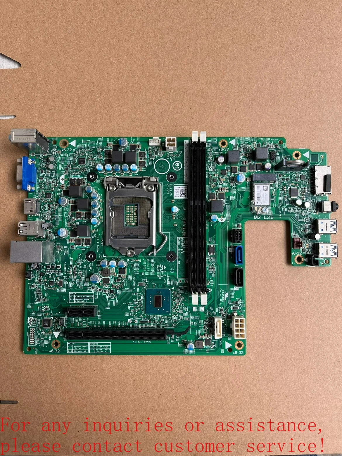 3250 main board 14087-1 DF9DH J4NFV DNMV1 For DELL   (store code: 0606)