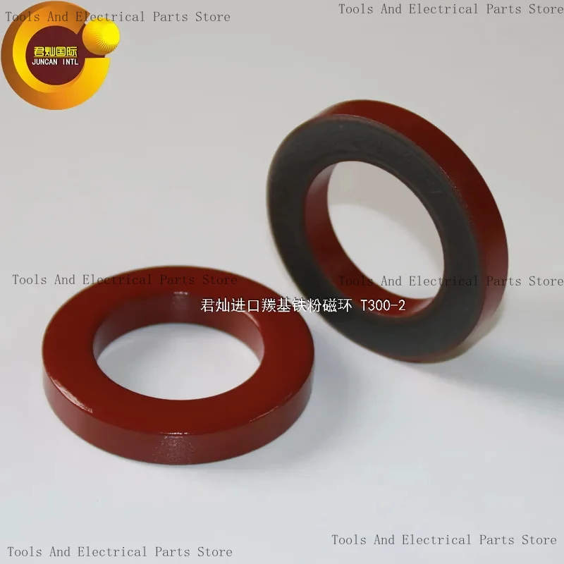 Magnetic T300-2 High-Frequency RF BASF Iron Powder Core Red Gray Ring