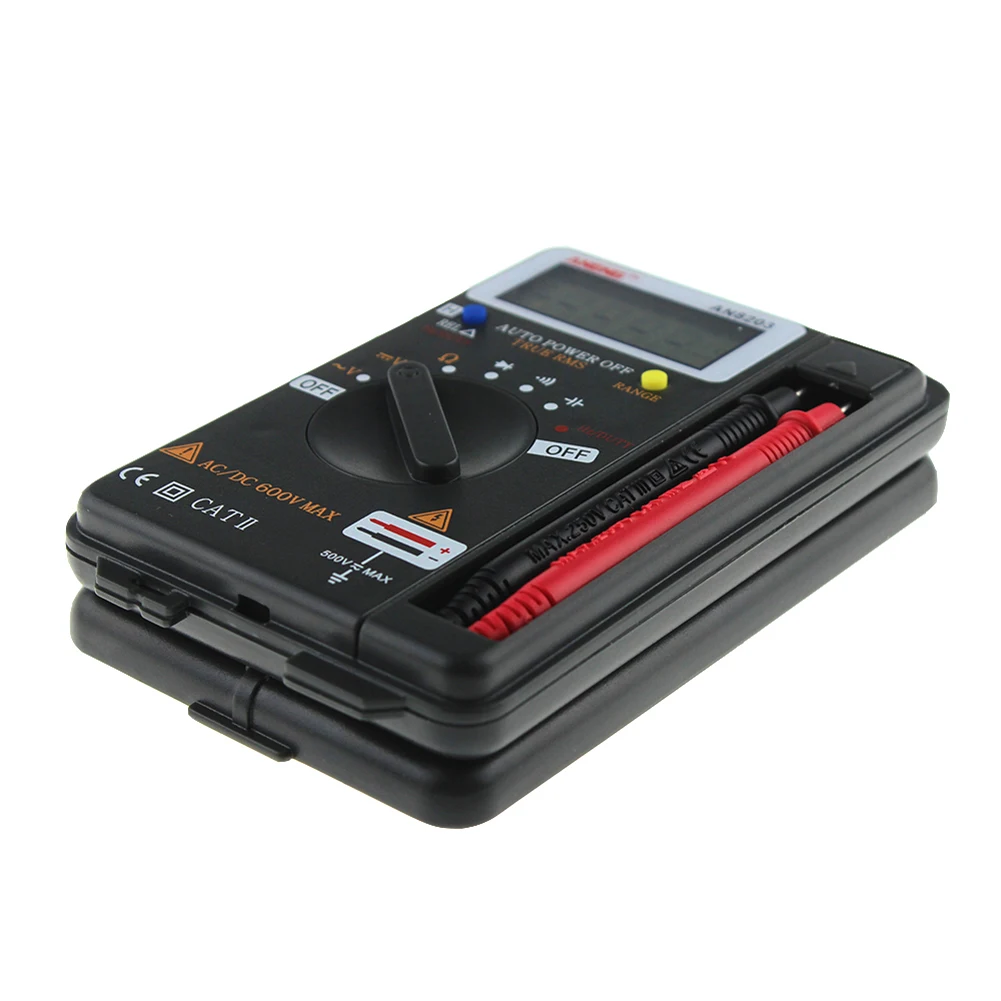 ANENG AN8203 DMM المتكاملة المحمولة جيب صغير رقمي التيار المتناوب/تيار مستمر المتعدد
