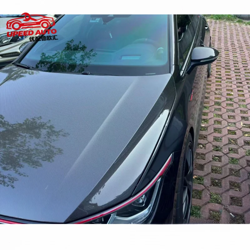 Suitable for MK8 Gti R is overseas version of the 8th generation Volkswagen Golf, original factory carbon fiber hood view 4
