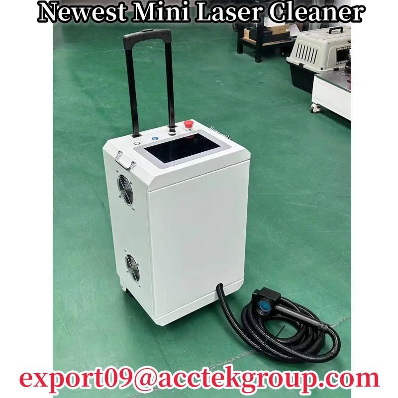 

AccTek 500W 300W 200W 100W Portable Pulse Fiber Laser Rust Removal Cleaning Machine Derusting Oil Stain Lazer Cleaner Anti-Rust