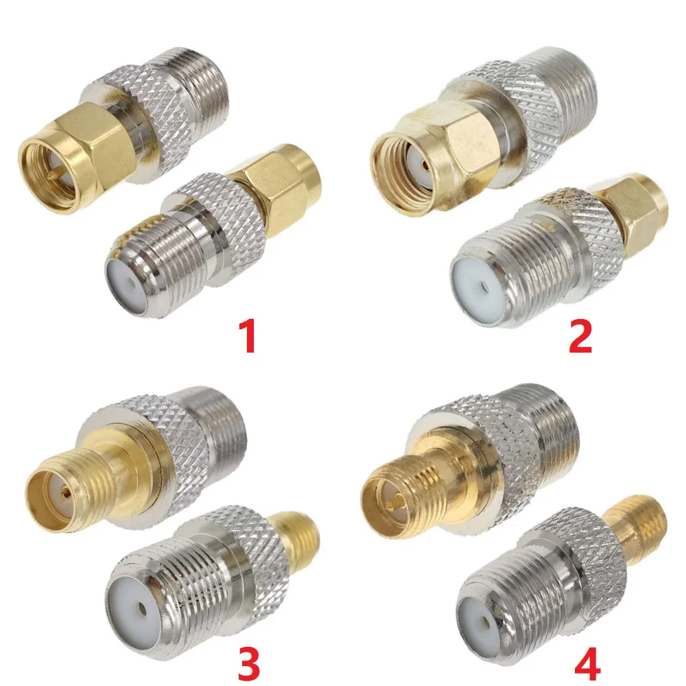 1pcs SMA To F Female Straight Goldplated Connector High Quality