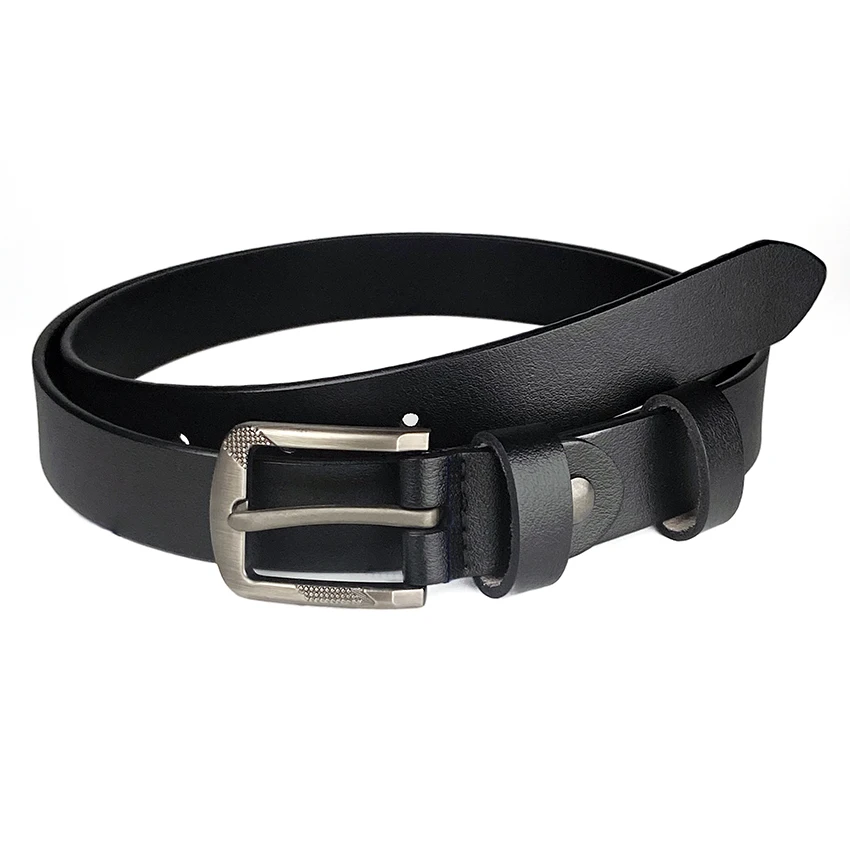 

genuine leather cowskin belt Belts for women luxury brands Female Golf designer marques jeans gift fashion new pin buckle black