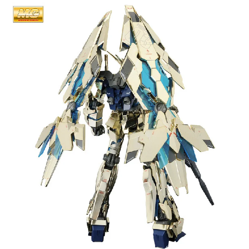 バンダイ ガンダムモデルキット アニメフィギュア ロボット玩具 MG RX-0-03 ユニコーンガンダム03 フェネックス ガンプラ アクションフィギュア おもちゃ 子供向け