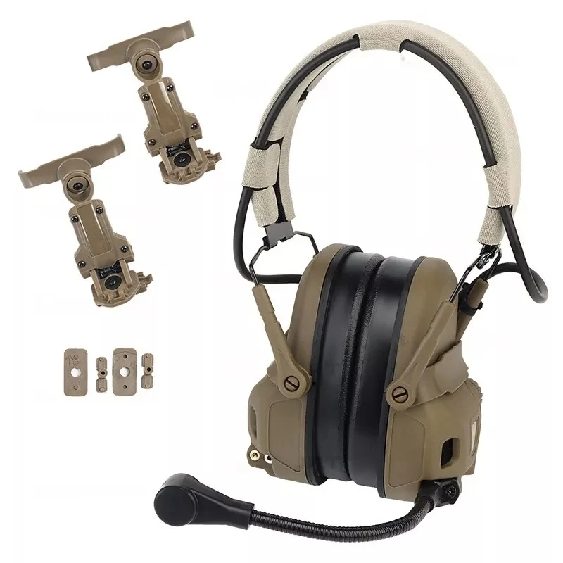 マイク付きタクティカルヘッドセット Gen6 BK G OD T