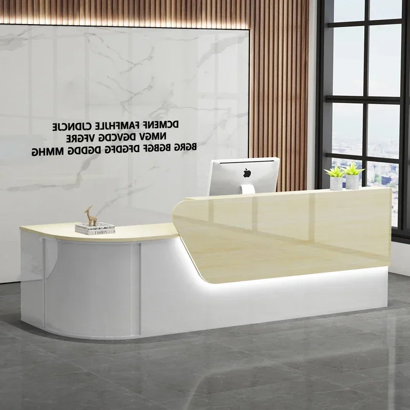 

Wooden Podium Stand Bar Counter For Beauty Salon Furniture Luxury Acrylic Church Home Bank Supermarket Table Bureau Cosmetics