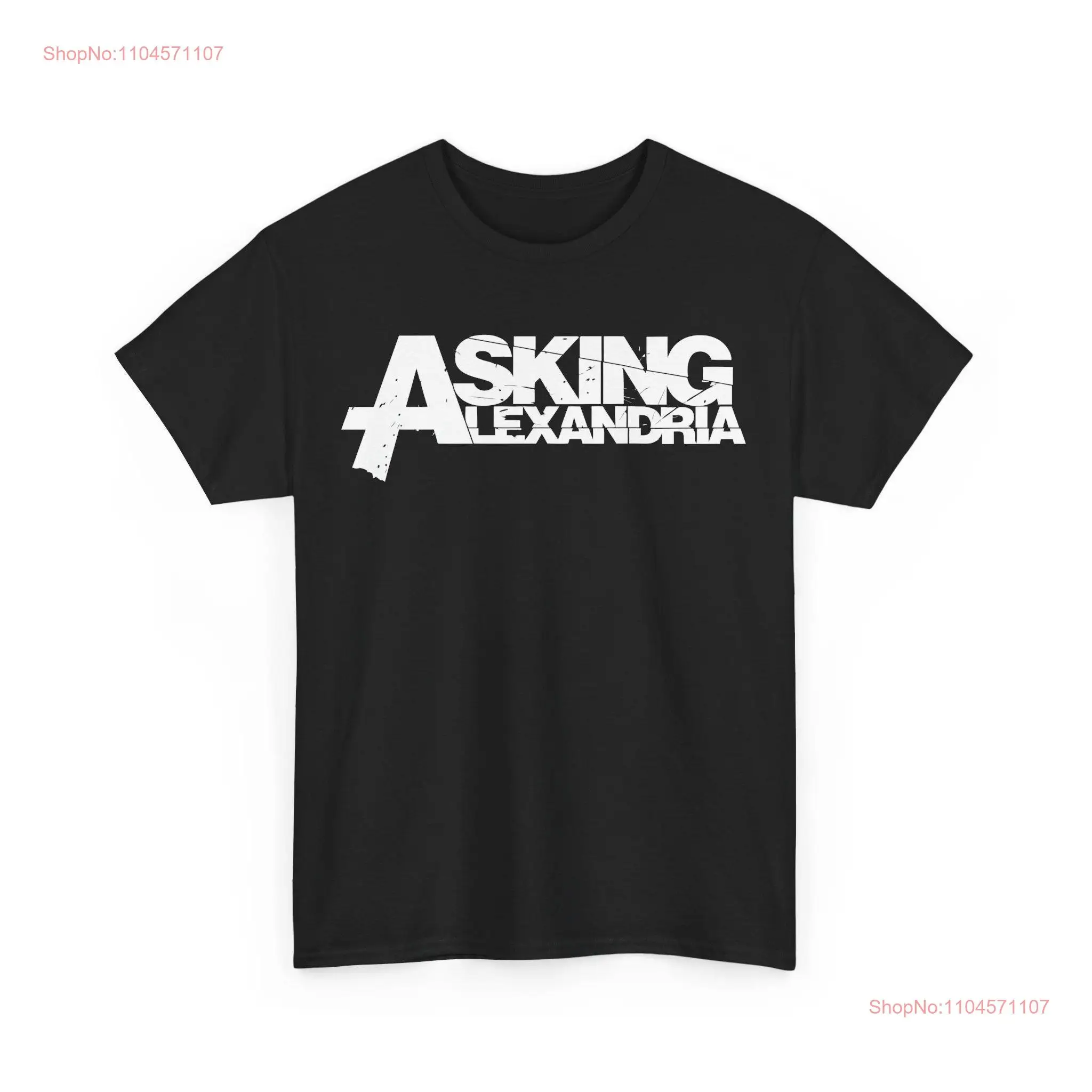 

Band T Shirt Asking Alexandria English Rock Heavy Cotton Music Fan Concert Apparel long or short sleeves