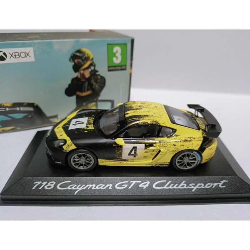 

Minichamps 1/43 Scale 718 Cayman GT4 Clubsport FORZA Alloy Car Model Classics Adult Souvenir Gift Static Display