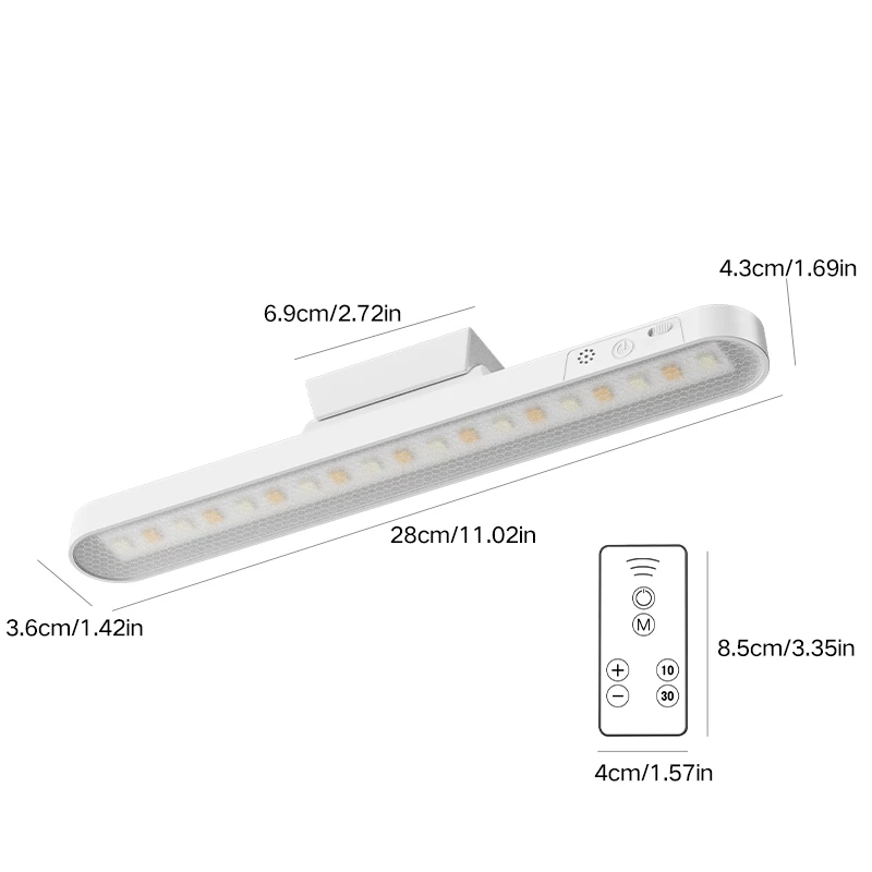 LED Eye Protection Desk Lamp Acrylic Night Light Anti Blue Light Charging Model
