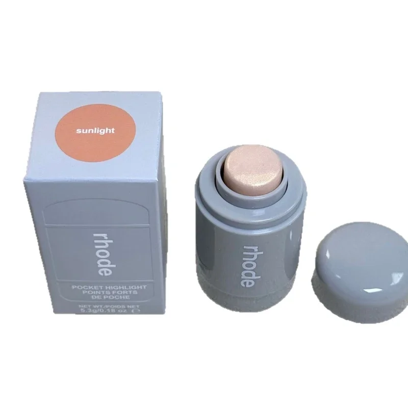 Rhode Highlight Stick Glänzender Feiner Gloss für Wangenknochen Vier Farben Wangen-Aufheller Bronzo Sunlight Pearl Rose Lippenstift Make-up