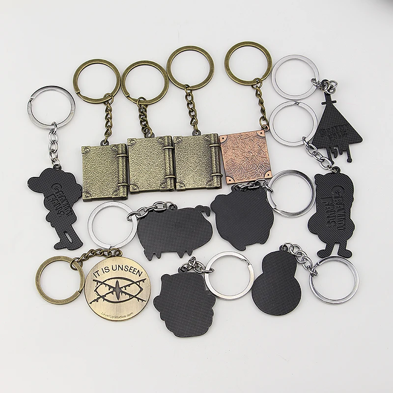 أنيمي الجاذبية يقع التشفير كيرينغ مدينة غامضة ستانلي باينز قحافة مابل زودياك مجلة المعادن المينا المفاتيح لعبة مجوهرات #3