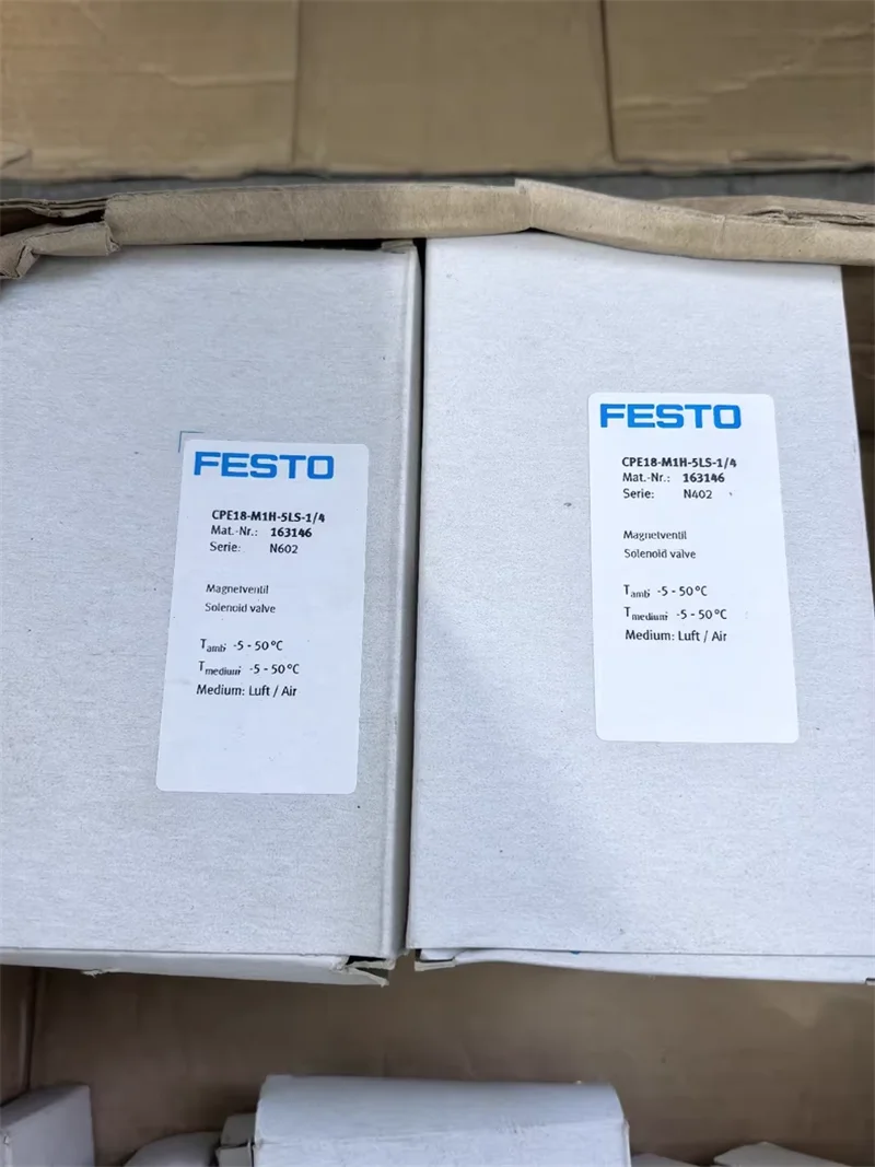 1 PC Nuovo PER FESTO CPE18-M1H-5LS-1/4 163146 componenti pneumatici Elettrovalvola