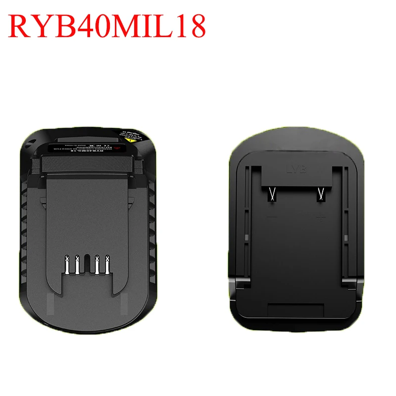 For Ryobi 40V Li-ion Batteries Converting To for DeWalt/Milwaukee 18/20V Battery Power Tool RYB40DW20 RYB40MIL18 Battery Adapter