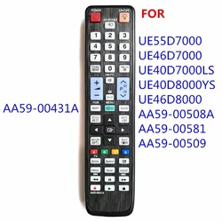 New Replacement AA59-00431A Fit For Samsung 3D Smart TV LCD LED Player Remote Control PS51D8000 PS64D8000 UE40D7000 UE40D8000