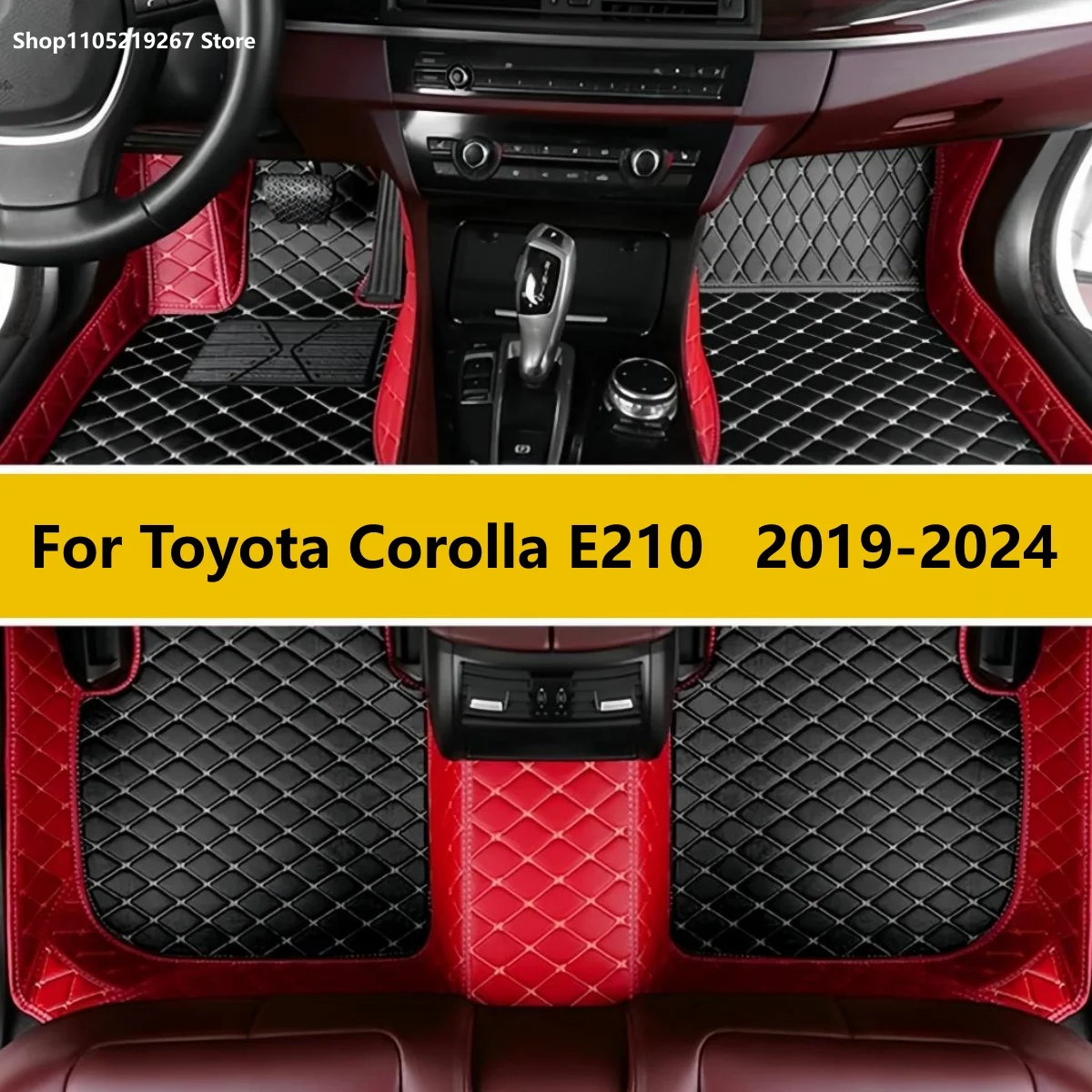 

Car Floor Mats For Toyota Corolla E210 210 2024 2023 2022 2021 2020 2019 Auto Carpets Foot Coche Accessories
