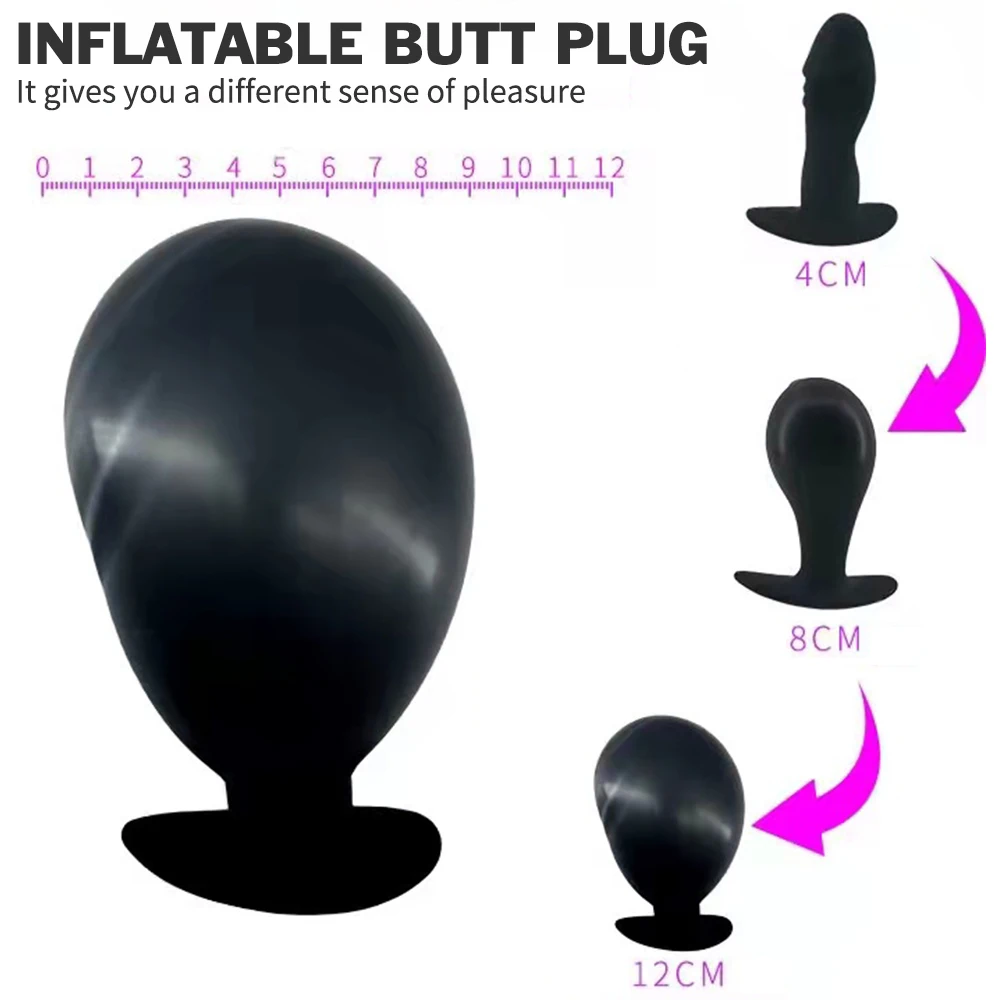 Inflatable Mouth Gag Silicone Ball Oral Fixation PU Leather Band Bondage Restraints Gag penis Bdsm Slave Game Sex Toys for Women