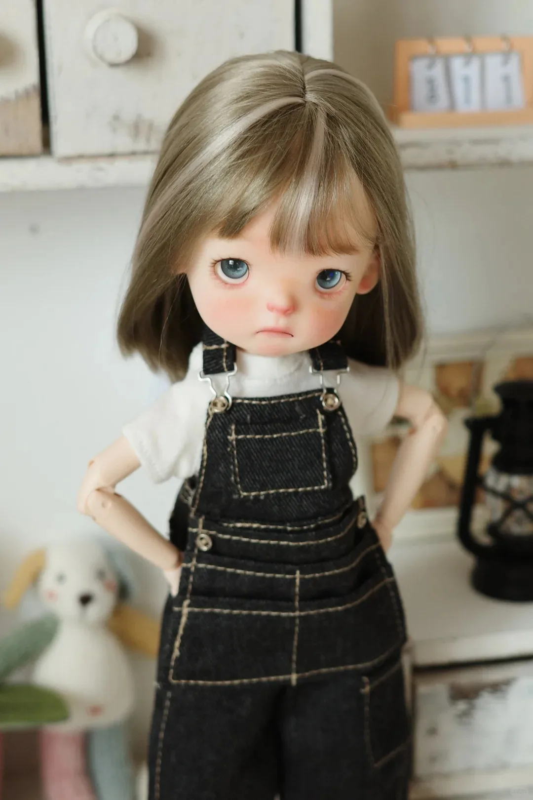 

New sd BJD Doll1/6 full mouth datou xiaop Resin Doll Art Model High Quality Toy DIY Makeup