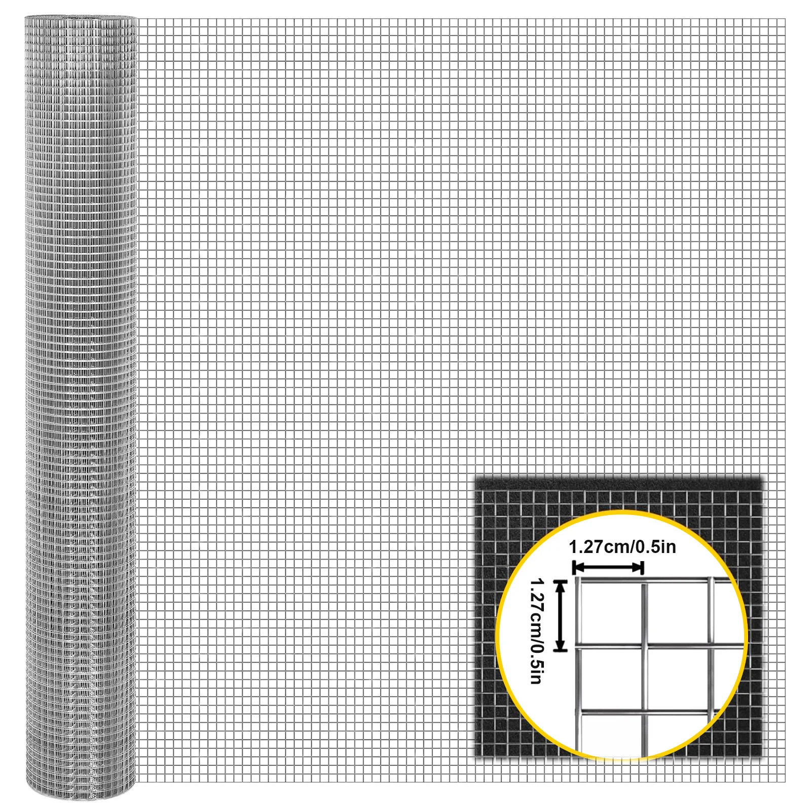 

Сетка из нержавеющей стали для ограждений от грызунов, 1/2 дюйма, для защиты молодых растений