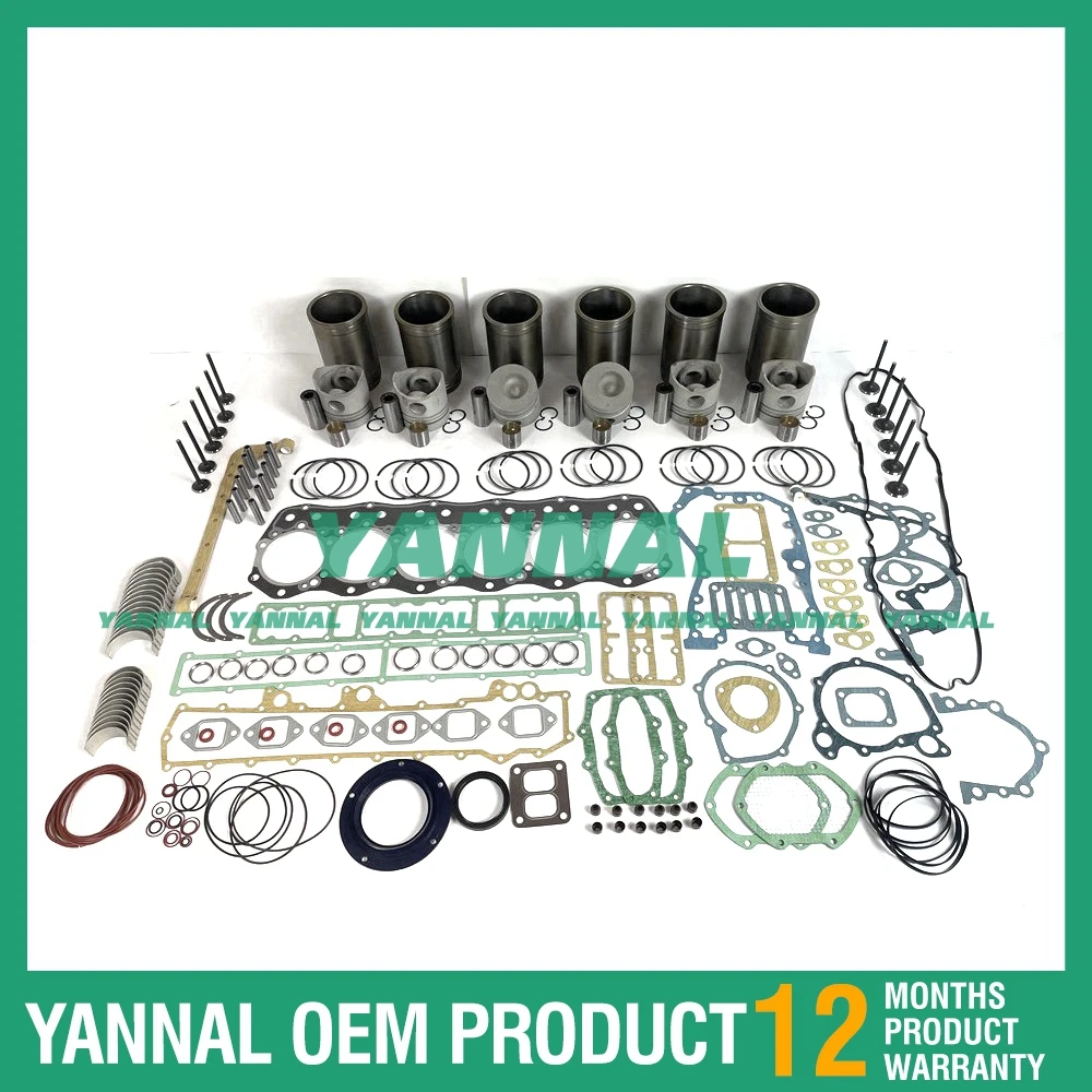 

Good Quality Engine Overhaul Piston Rebuild Kit For Mitsubishi 6D15 6D15T Engine