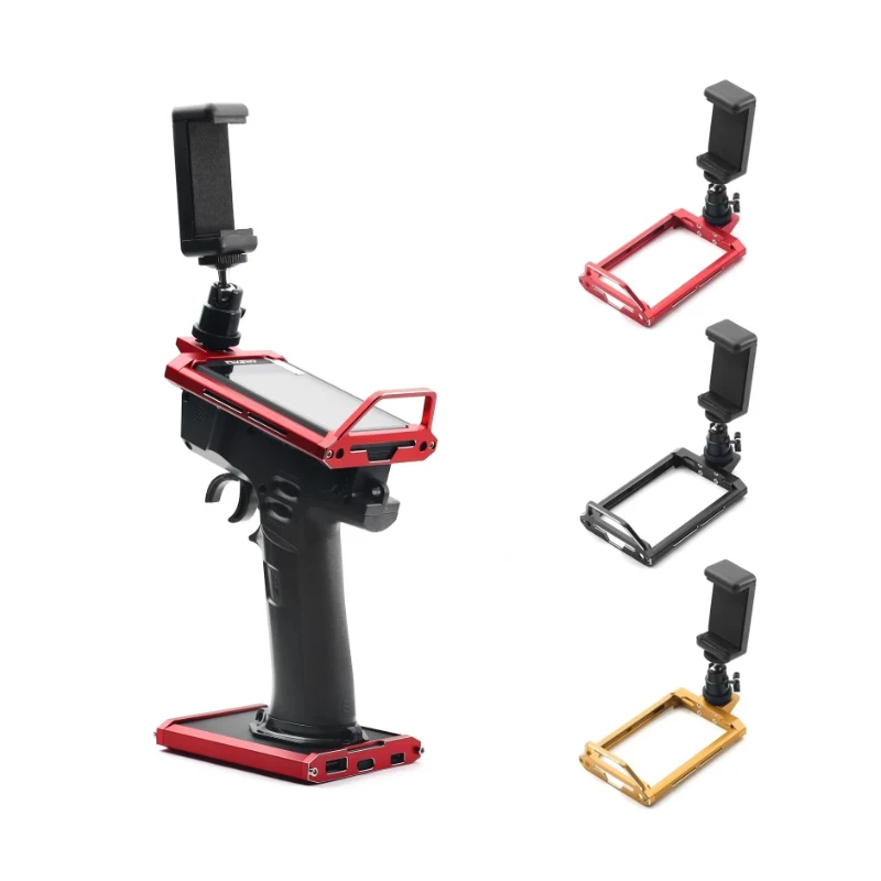 

Metal Transmitter Protector Frame and Phone Holder YA-0711BK For Flysky Noble NB4 / NB4 Pro / NB4+ Remote Control