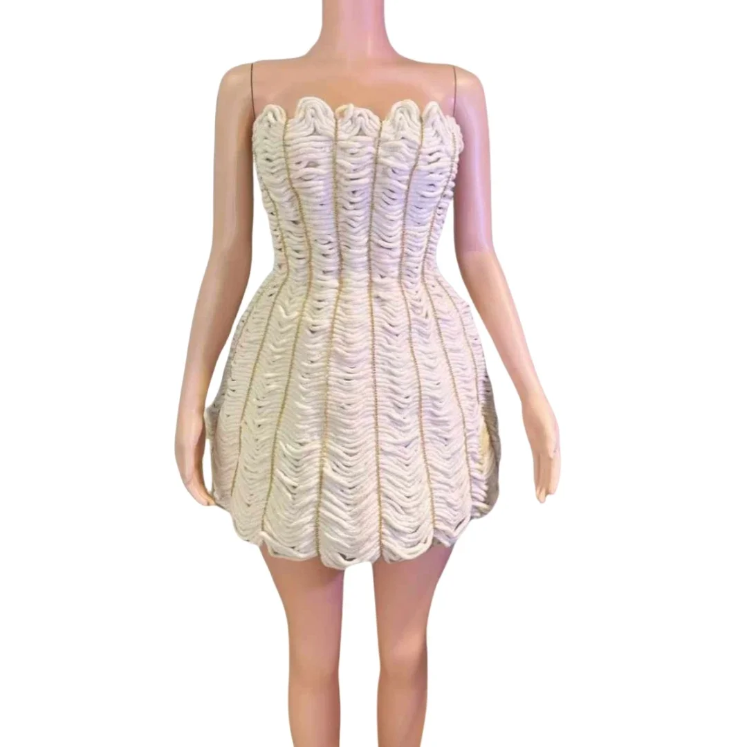 

Retro Women Short Mini Dress Party Prom Evening Birthday Drag Queen Outfit Sexy Elegant Goddess Celebrate Costume Stage Wear