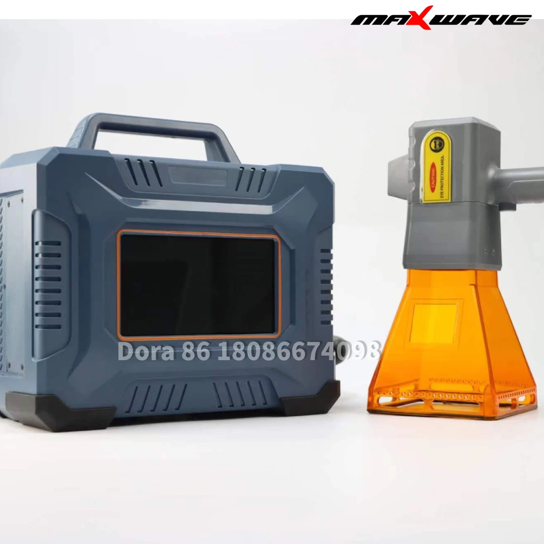 

20 Вт, 30 Вт, 50 Вт, легкий мини-ручной портативный волоконный лазерный гравировальный станок, гравер для металла, камня, зеркала, стекла