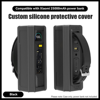 Silicone Case for Xiaomi Mi 25000mAh 212W Explorer Edition Power Bank TF/SM Card Storage Reserved Travel Case Storage Bag