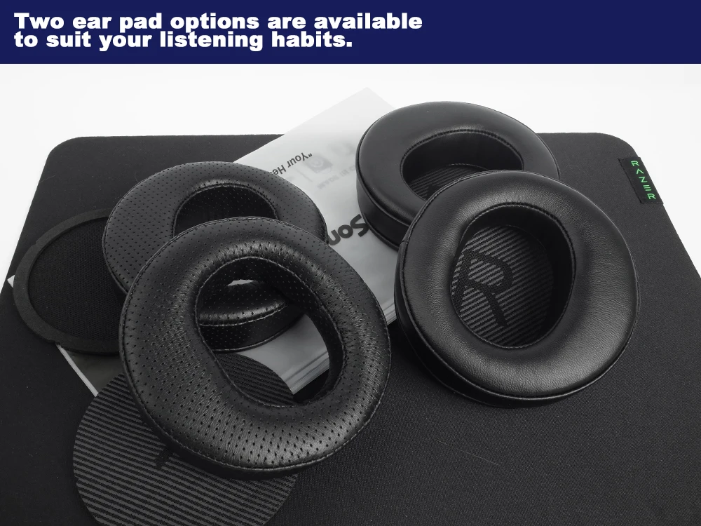 Winkelverstellbare Ohrpolster für Fostex TH-600 TH-900 Denon AH-D2000 ZMF, perforierte 105-mm-Kopfhörer aus Schafsleder, Memory-Schaumstoff-Abdeckungen – Detail 1