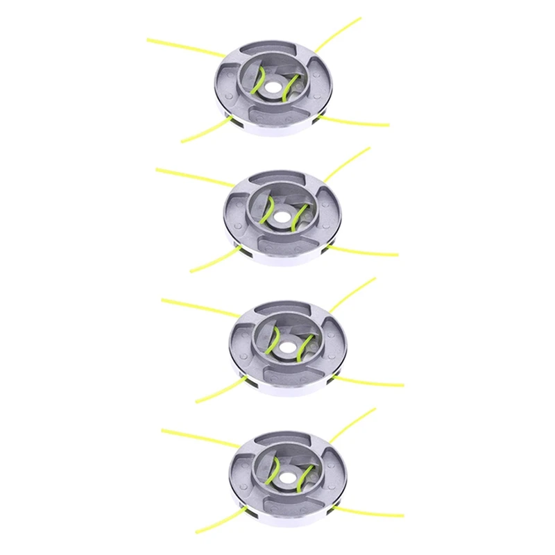 

3X Alloy Head Metal Trimmer Head ,Brush Cutter Replacement Parts Bump Feed Head For Brush Cutter Grass Trimmer