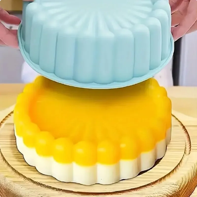 Silicone round cake mold 8 inch cake pan Charlotte cake baking pan Charlottecake mold DIY kitchen baking tools