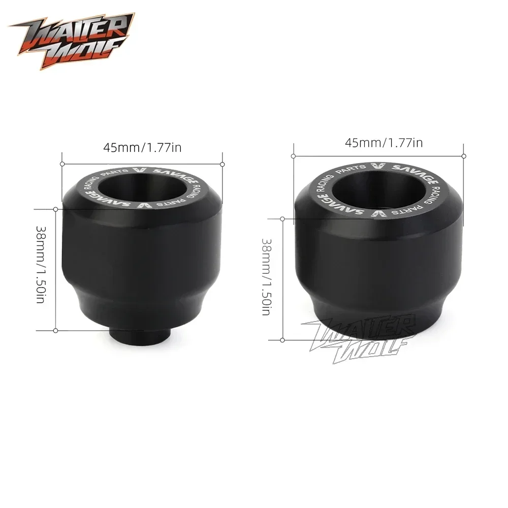 Para speed triplo 1050 efi tigre 1050 esporte eixo da roda dianteira garfo acidente slider guarda roda eixo hub caindo proteção 05-2020