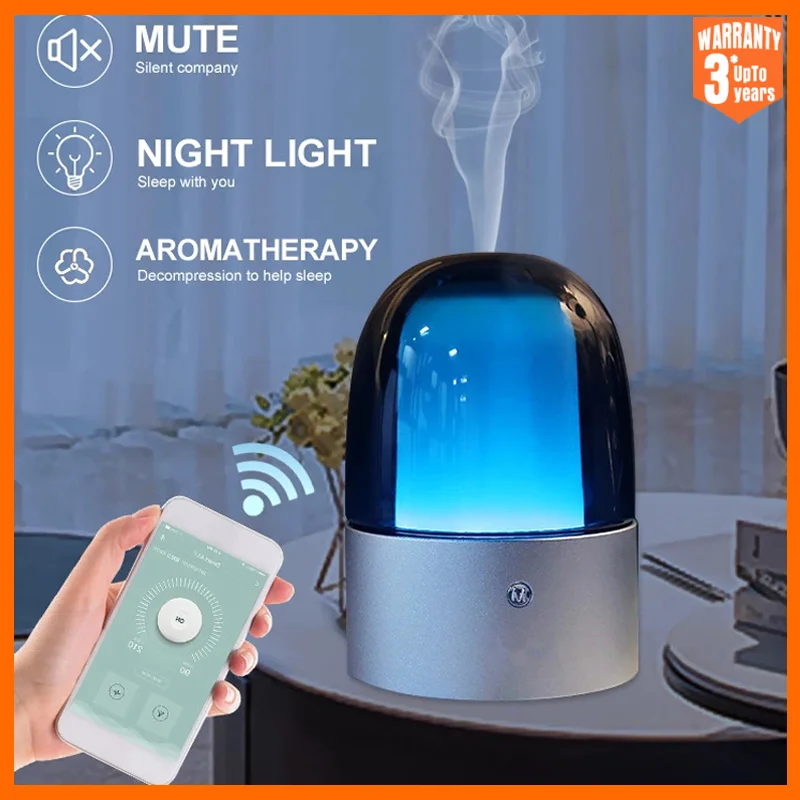 Intelligent Aromatherapy Humidifier Pure Essential Oil Diffuser Ambient Light Timing App Control Home Office Fragrance Humidifie
