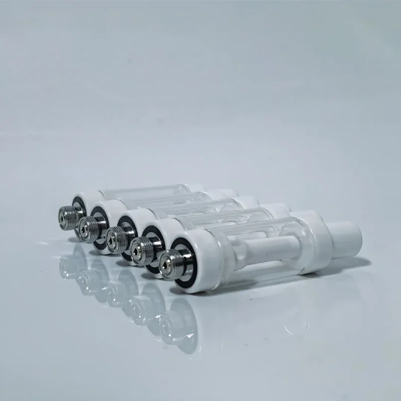 5 قطعة/الوحدة فارغة 2 مللي خراطيش Vape السيراميك الكاملة جولة تلميح عربات 510 موضوع رذاذ الزيت السميك لبطارية التسخين المسبق المرذاذ #3