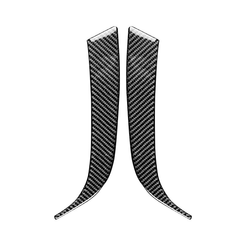 ألياف الكربون الجبهة مصباح الحاجبين الشارات الديكور غطاء الكسوة لبورش ماكان 2014-2017 سيارة التصميم الخارجي اكسسوارات