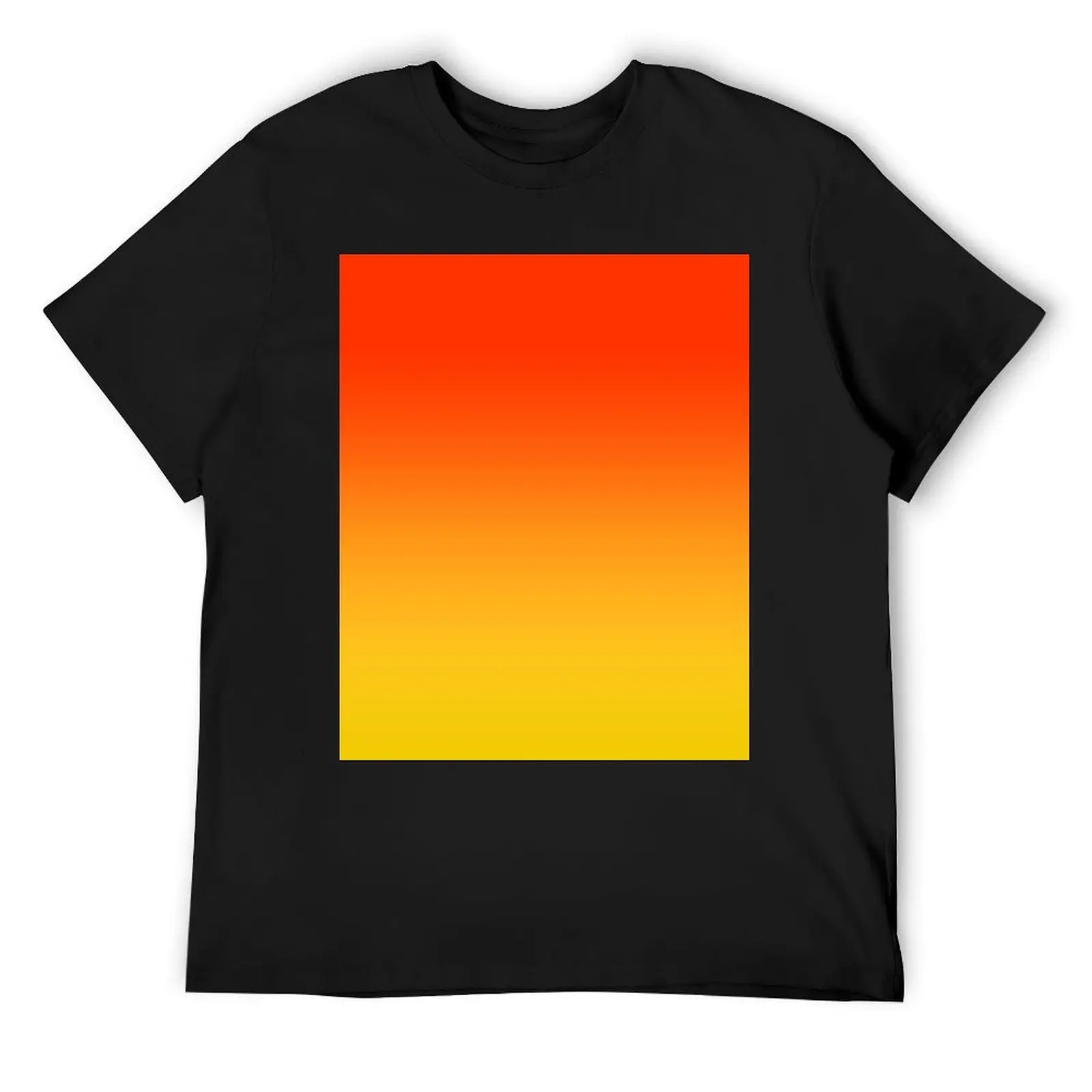Футболка OMBRE GRADIENT ORANGE RED AND YELLOW ONE OF100 CHIC OMBRE 2 TONE DESIGNS ON OZCUSHIONS