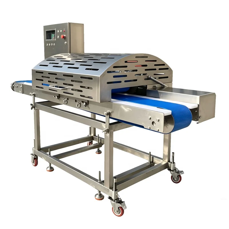 Hot Sale Heavy Duty 900KG/H High Precision Uniform 2-45mm Multi-Layer Meat Slicing Machine For Fresh Chicken Fillet Production